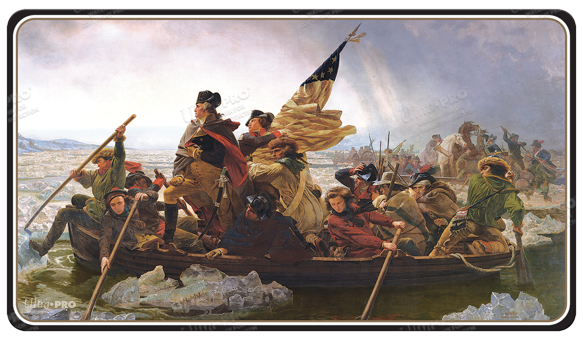 A Fine Art Washington Crossing the Delaware Standard Gaming Playmat Mousepad. Brand: Ultra PRO, Item: Fine Art Washington Crossing the Delaware Standard Gaming Playmat Mousepad by Emanuel Leutze