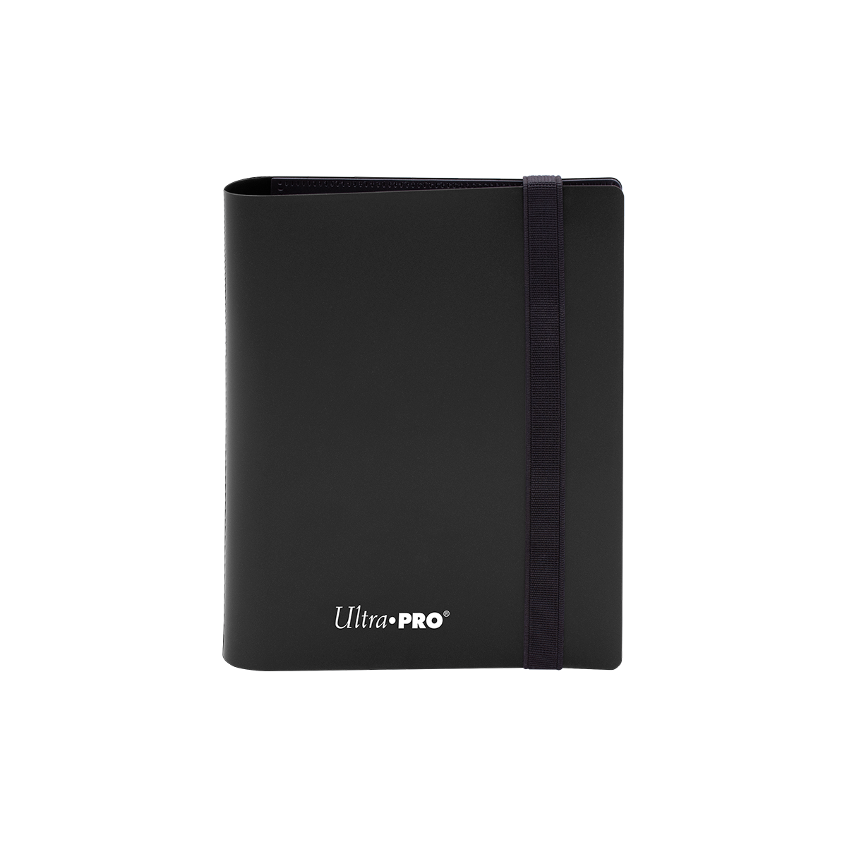 A black Eclipse 2-Pocket PRO-Binder. Brand: Ultra PRO, Item: Eclipse 2-Pocket PRO-Binder - Jet Black