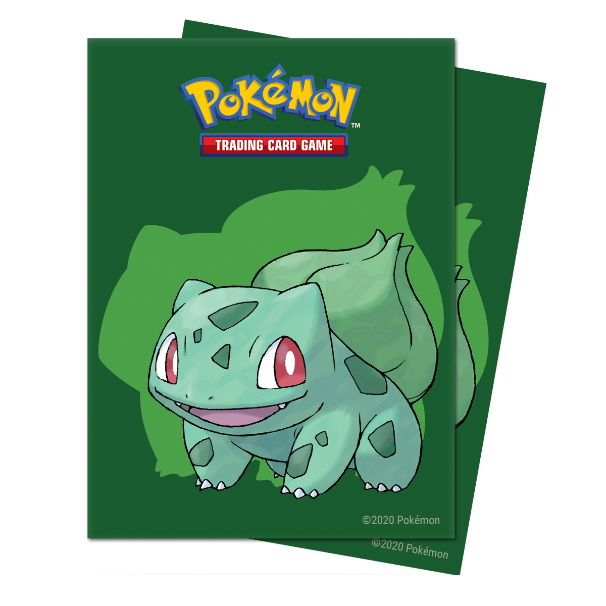 A green Ultra PRO Bulbasaur Standard DECK PROTECTOR® Sleeves (65ct) for Pokémon.