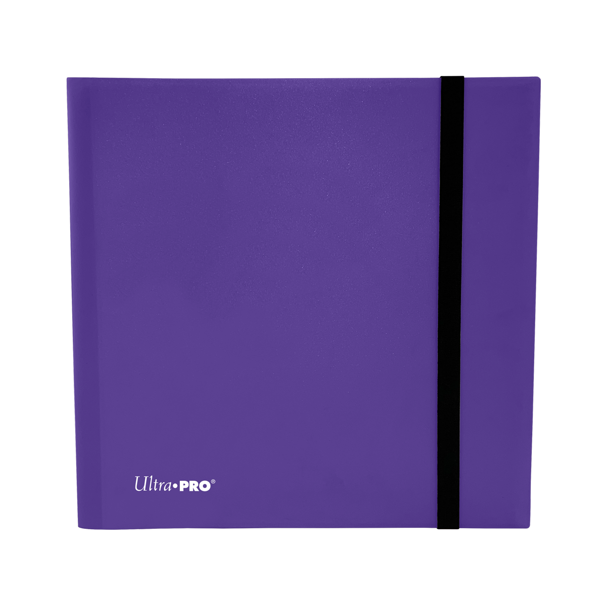 A Royal Purple 12-Pocket PRO-BINDER. Brand: Ultra PRO, Item: ECLIPSE® 12-Pocket PRO-BINDER® - Royal Purple