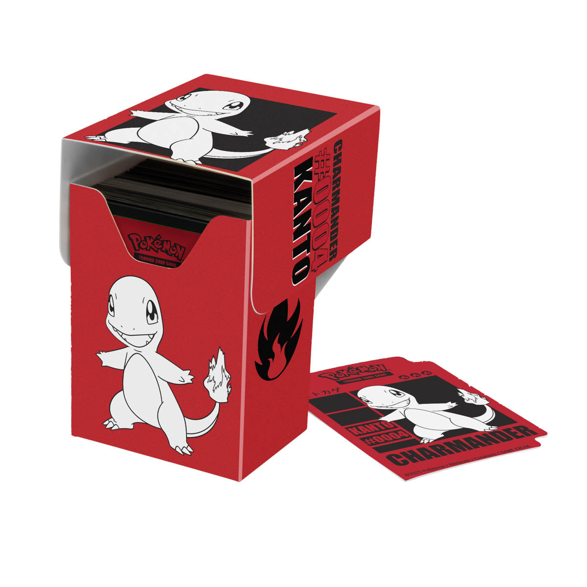 A Red Charmander Full View DECK BOX for Pokemon. Brand: Ultra PRO, Item: Charmander Full View DECK BOX® for Pokémon.