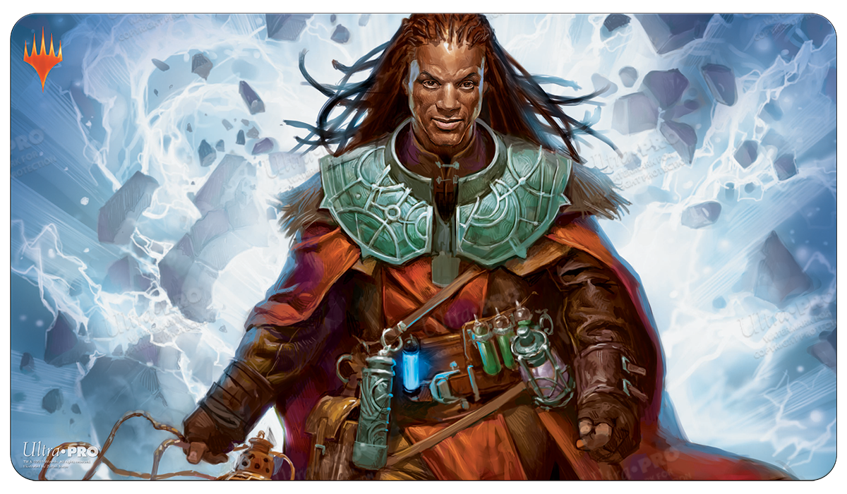 A Magic: The Gathering Commander Sevinne, the Chronolasm Standard Gaming Playmat. Brand: Ultra PRO, Item: Commander Sevinne, the Chronolasm Standard Gaming Playmat.