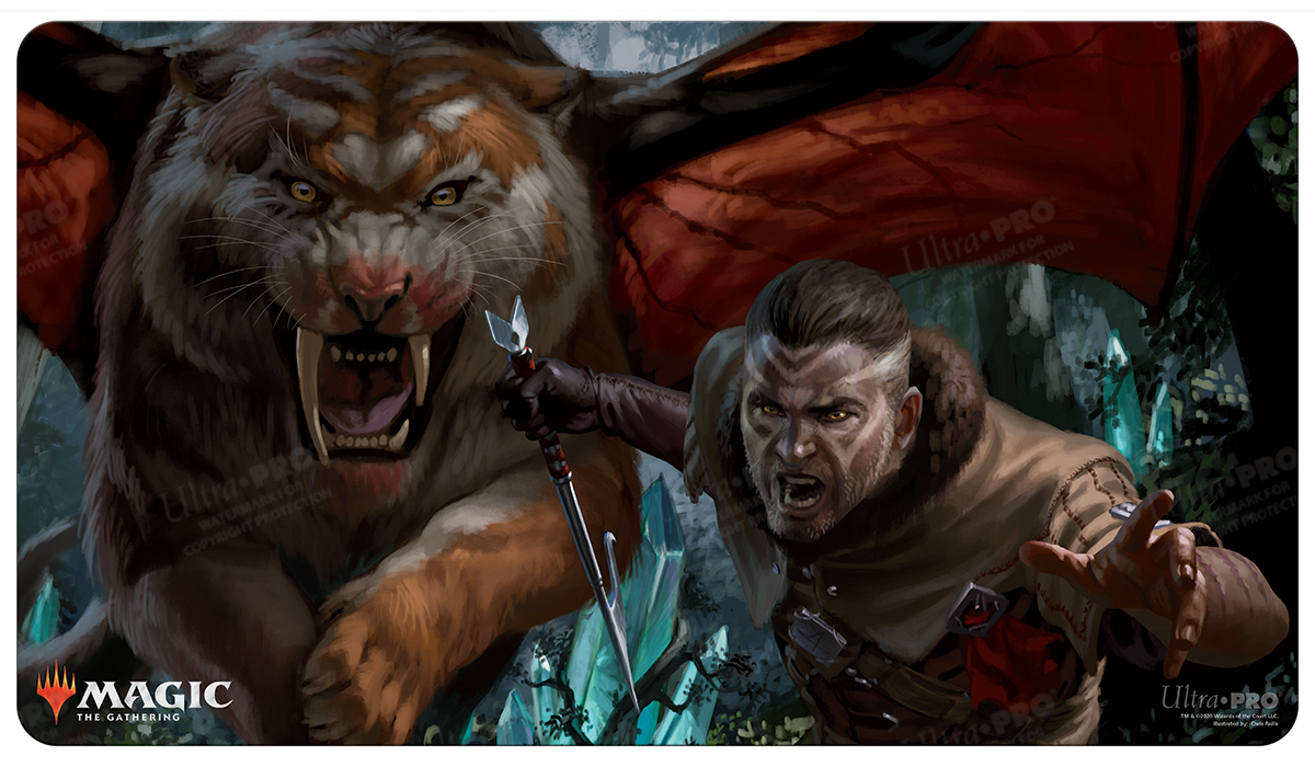 A Magic: The Gathering Ikoria: Lair of Behemoths Go for Blood Standard Gaming Playmat. Brand: Ultra PRO, Item: Ikoria: Lair of Behemoths Go for Blood Standard Gaming Playmat.