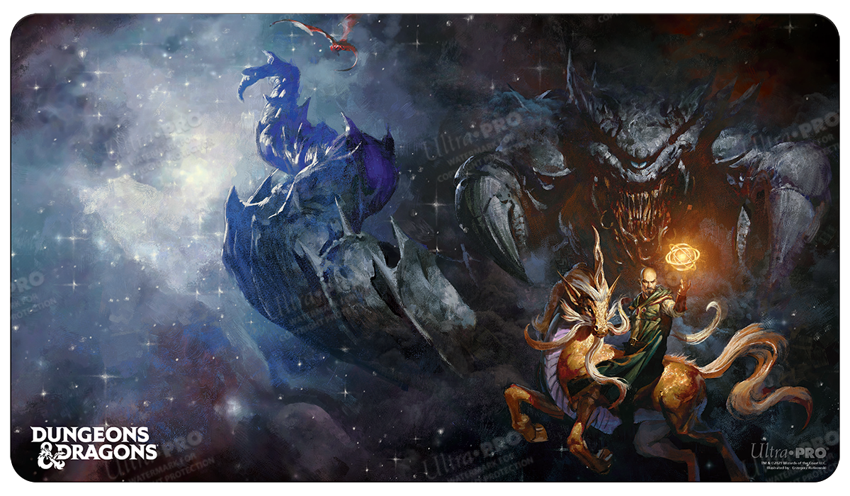 A Dungeons & Dragons Standard Gaming Playmat featuring Mordenkainen Presents: Monsters of the Multiverse artwork. Brand: Ultra PRO.