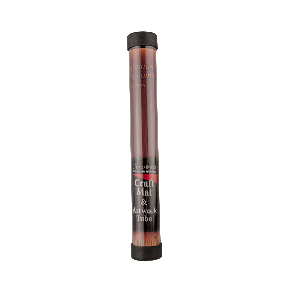 A clear plastic tube for storing craft mats and artwork. Brand: Ultra Pro, Item: Craft Mat & Artwork Tube.