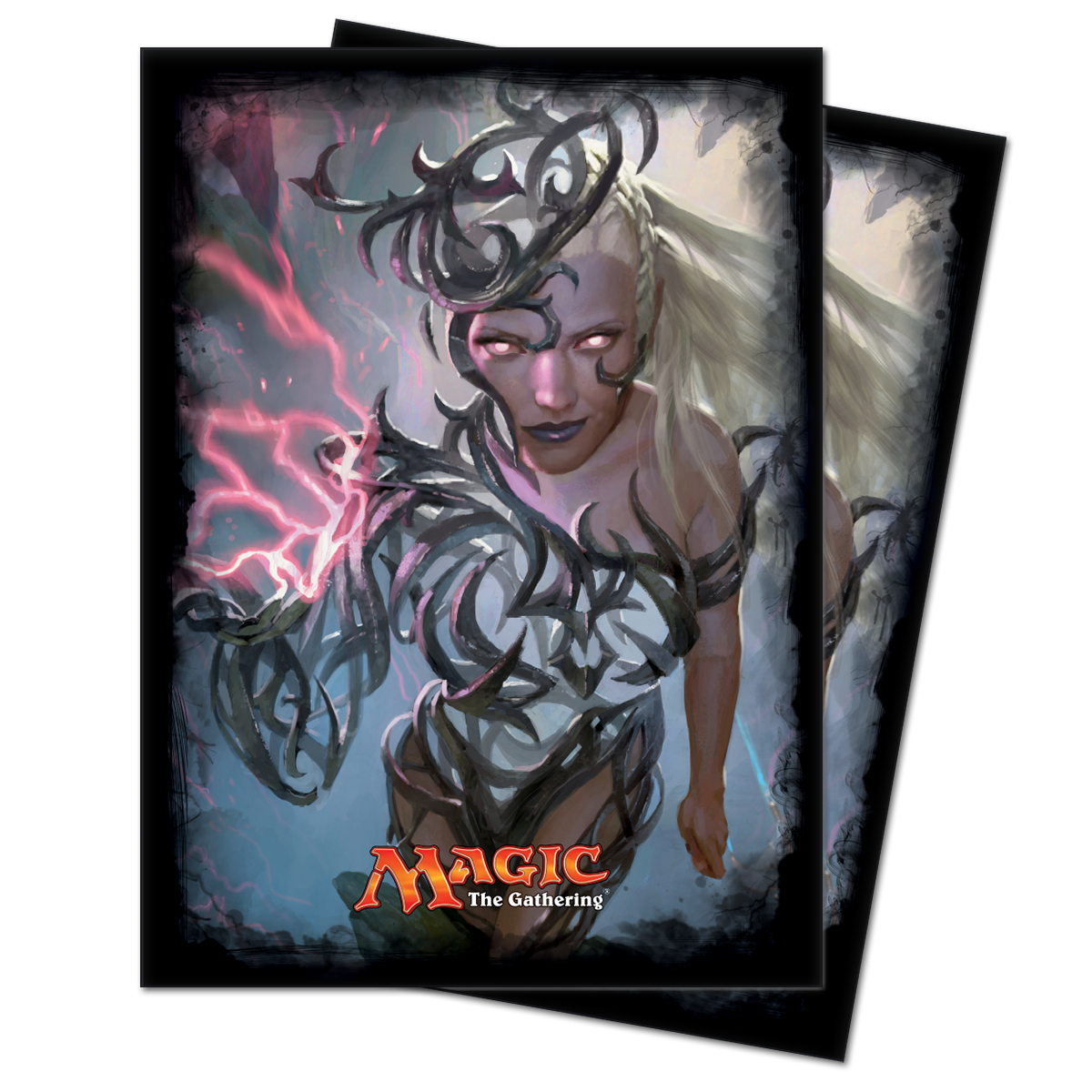 A black bordered Magic: The Gathering Commander Breya, Etherium Shaper Standard DECK PROTECTOR® Sleeves (120ct). Brand: Ultra PRO, Item: Commander Breya, Etherium Shaper Standard DECK PROTECTOR® Sleeves (120ct)
