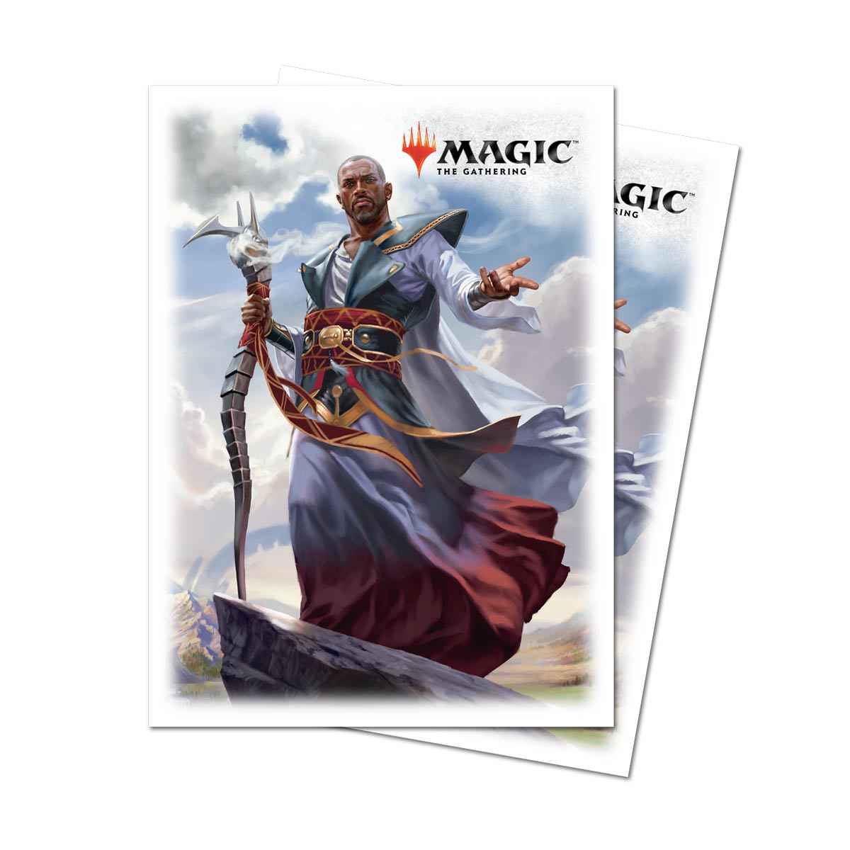 A Magic: The Gathering Dominaria Teferi, Hero of Dominaria Standard DECK PROTECTOR® Sleeves (80ct). Brand: Ultra PRO, Item: Dominaria Teferi, Hero of Dominaria Standard DECK PROTECTOR® Sleeves (80ct).