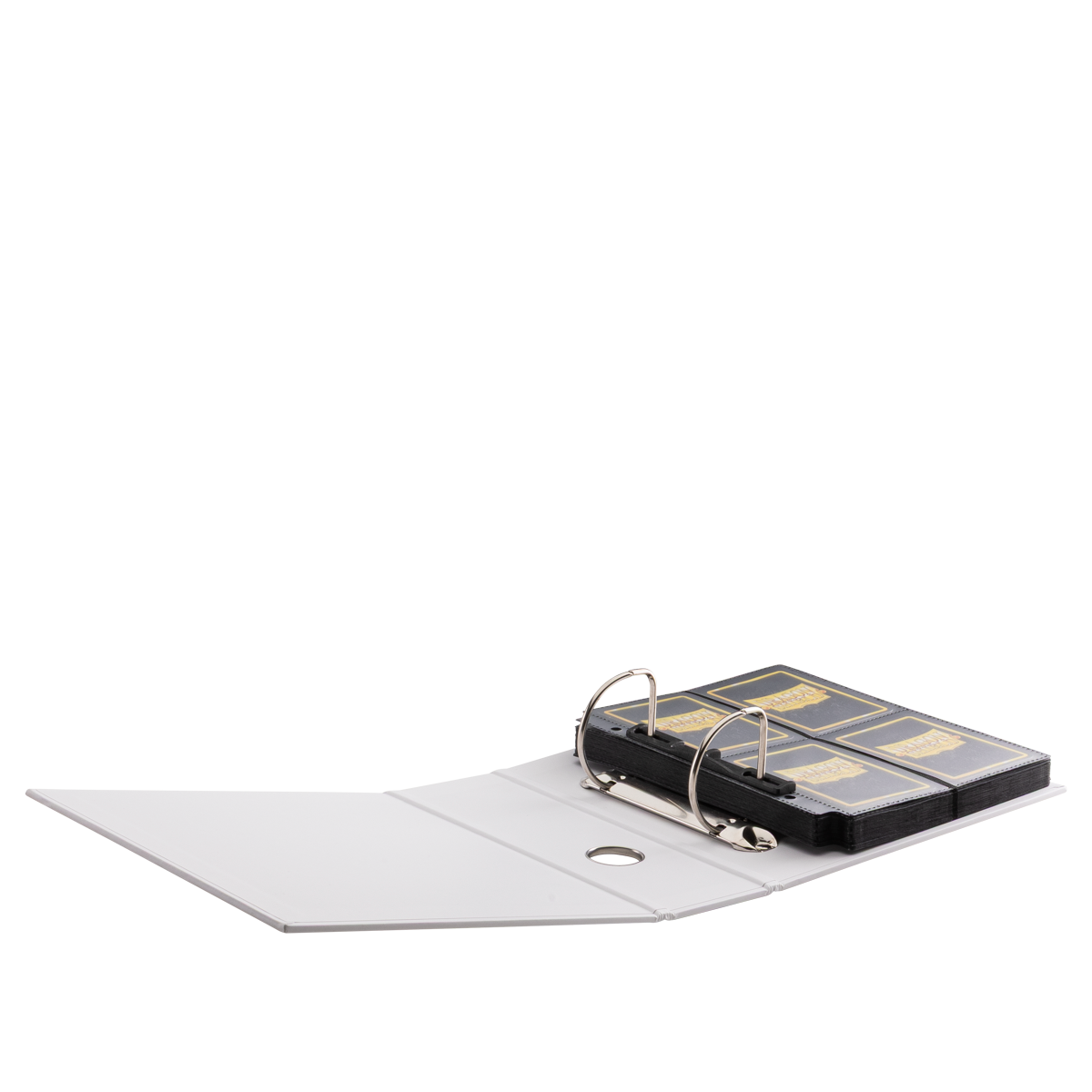 A White 2-Ring Binder. Brand: Sanctuary, Item: Slipcase 2-Ring Binder - White.