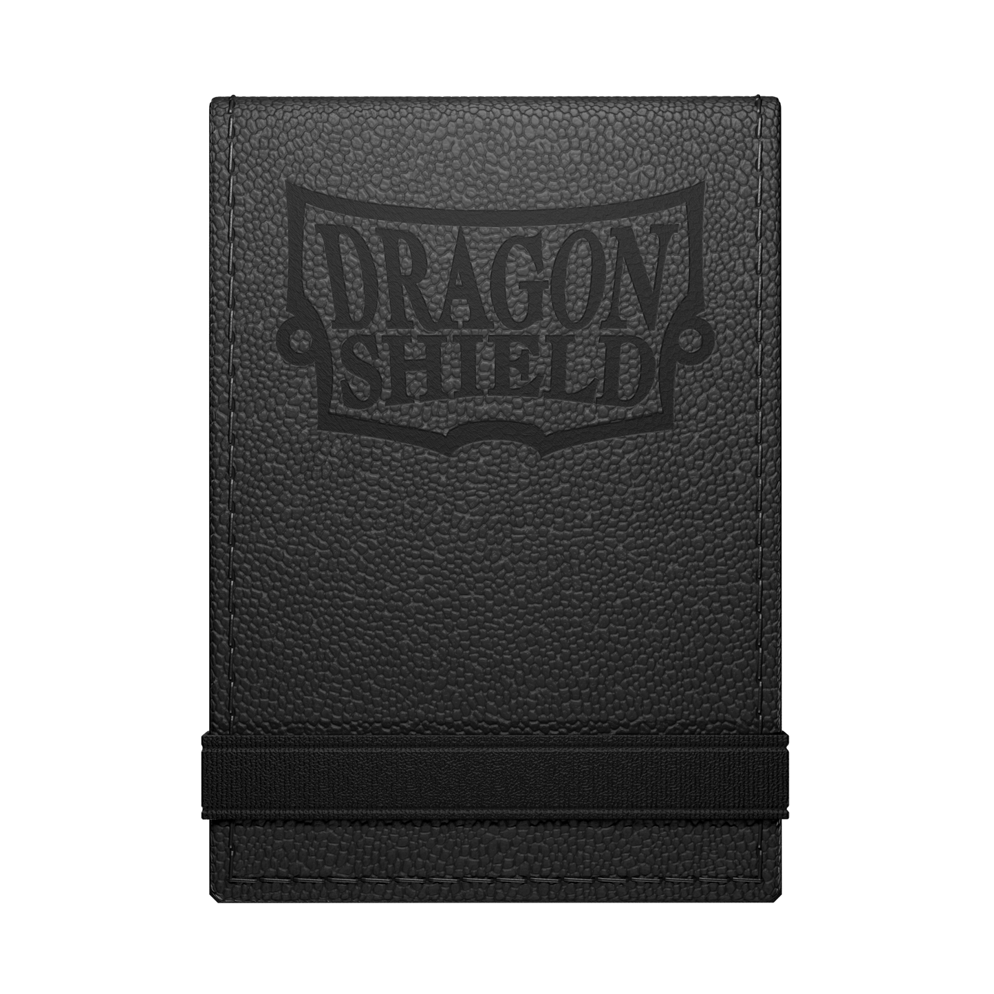 A Black Life Ledger Deck Box. Brand: Dragon Shield, Item: Life Ledger - Black.
