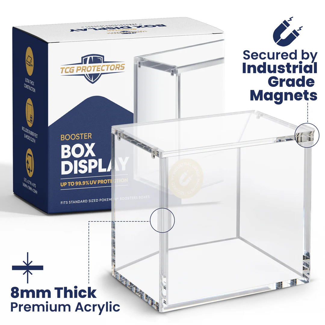 Premium Pokémon Booster Box Acrylic Display Case