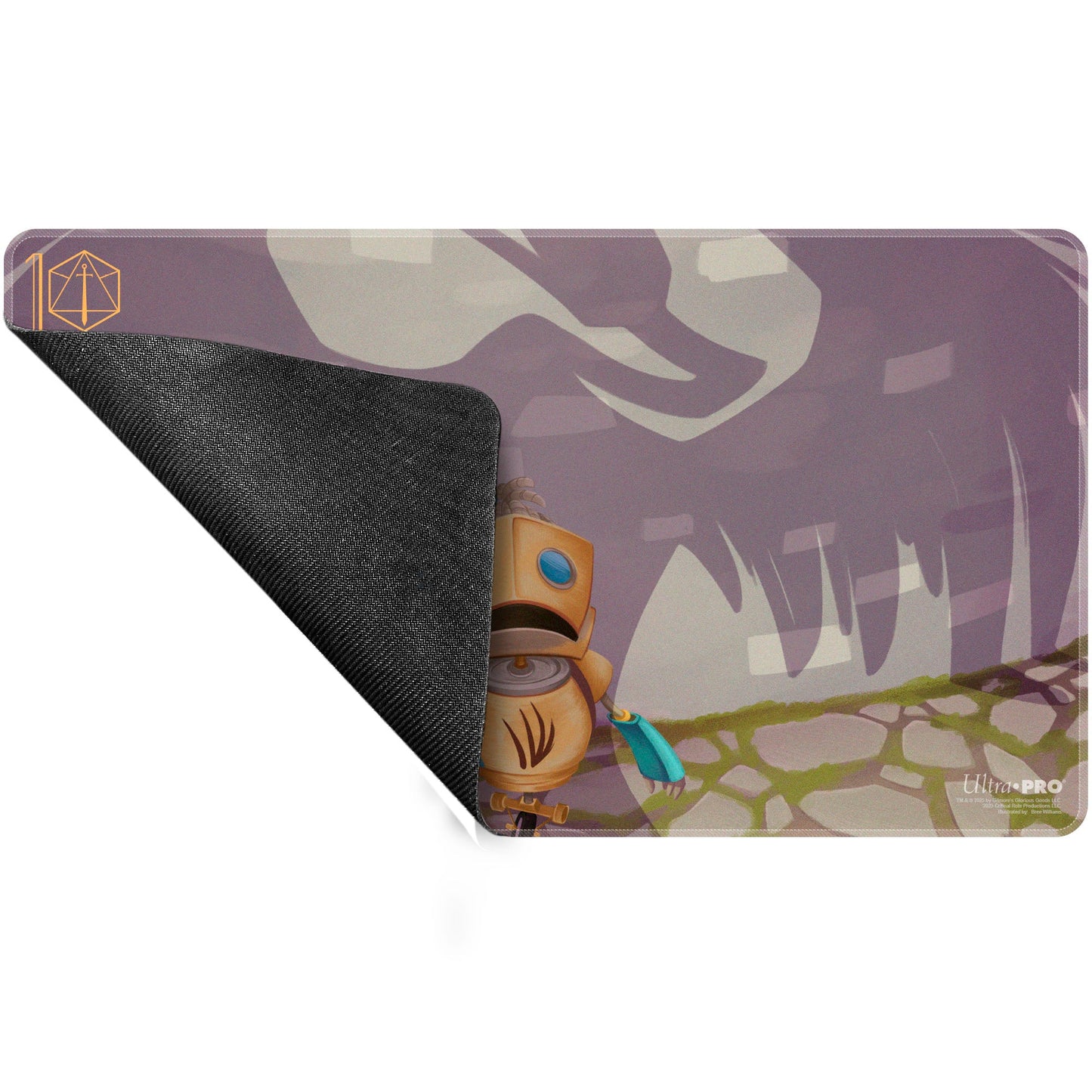 A Critical Role Baddies - FCG Stitched Playmat for Tabletop Gaming. Brand: Ultra Pro, Item: FCG Stitched Playmat.
