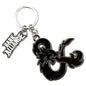 A black Dungeons & Dragons Dark Alliance Keychain. Brand: MTG PRO Shop, Item: Dungeons & Dragons Dark Alliance Keychain.