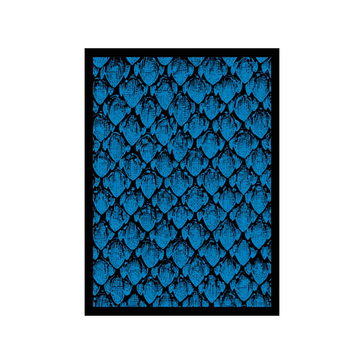 A Blue Dragonhide Card Sleeve. Brand: Legion Supplies, Item: Dragonhide Sleeve - Blue.