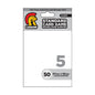 A clear Standard Card Game Board Game Sleeves 5 pack. Brand: Legion Supplies, Item: Standard Card Game Board Game Sleeves 5