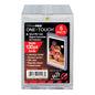 A clear Ultra PRO ONE-TOUCH 130pt Magnetic Card Holder 5-Pack with UV Protection.