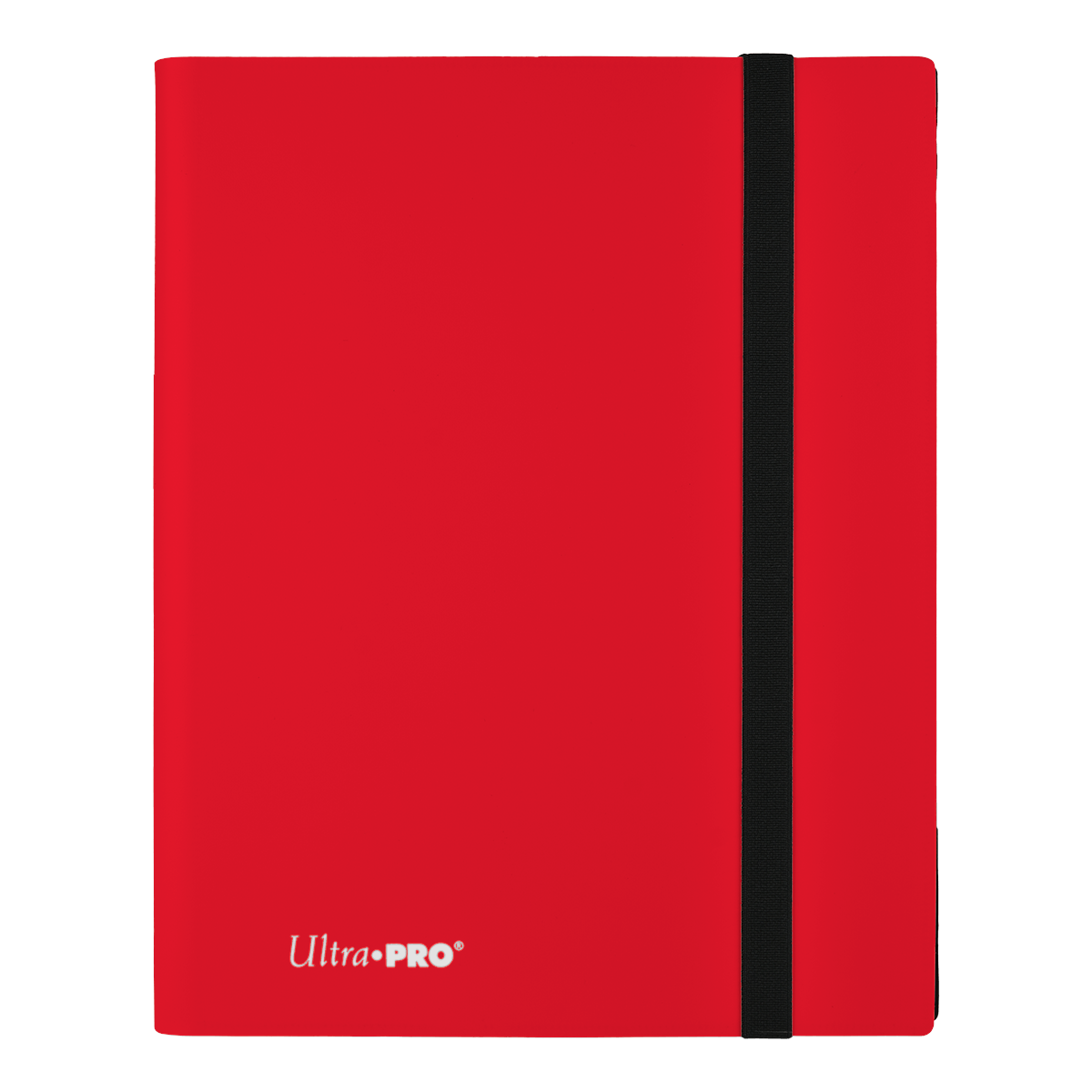 A Red 9-Pocket PRO-BINDER. Brand: Ultra PRO, Item: ECLIPSE® 9-Pocket PRO-BINDER® - Apple Red