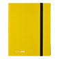 A yellow Ultra PRO Eclipse 9-Pocket PRO-BINDER.