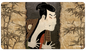 A Japanese Ukiyo-e style playmat featuring a Kabuki actor. Brand: Ultra PRO, Item: Fine Art The Actor Standard Gaming Playmat Mousepad by Toshusai Sharaku