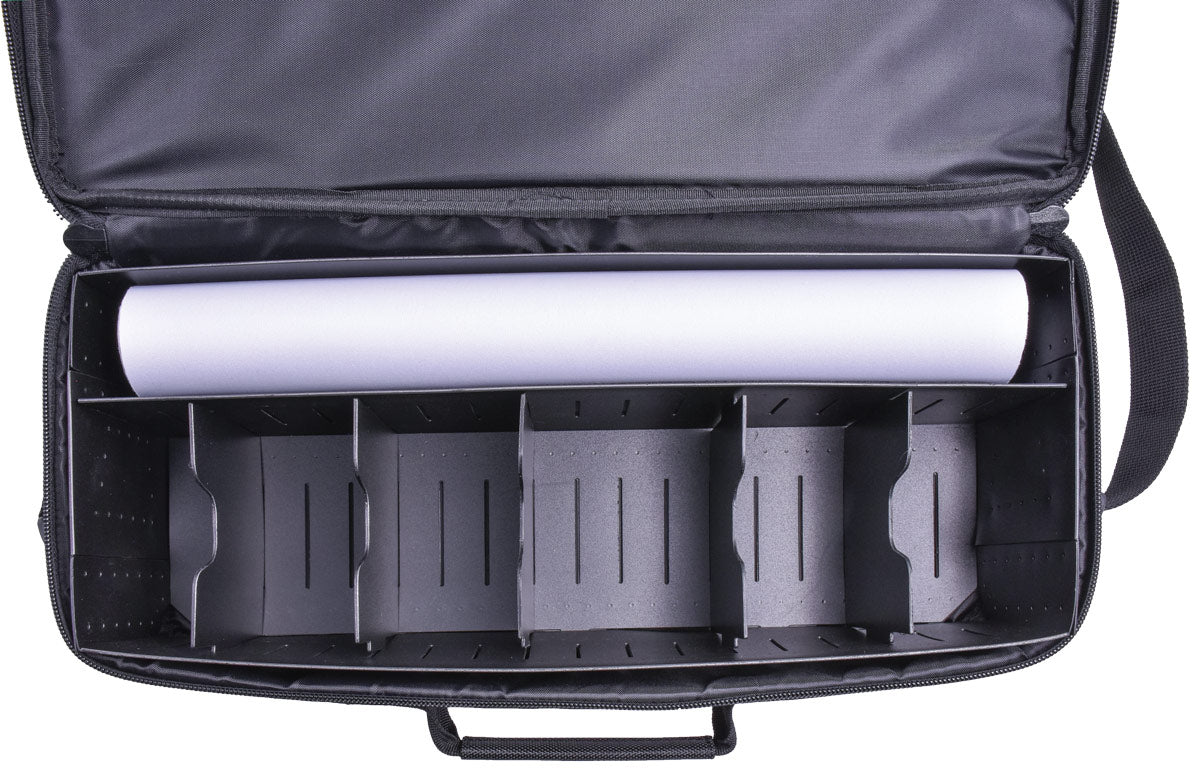 A black Deluxe Gaming Trove organizer. Brand: nan, Item: Deluxe Gaming Trove.