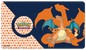 A navy blue Charizard Standard Gaming Playmat Mousepad. Brand: Ultra PRO, Item: Charizard Standard Gaming Playmat Mousepad for Pokemon