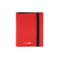 A red 2-Pocket PRO-BINDER. Brand: Ultra PRO, Item: ECLIPSE® 2-Pocket PRO-BINDER® - Apple Red