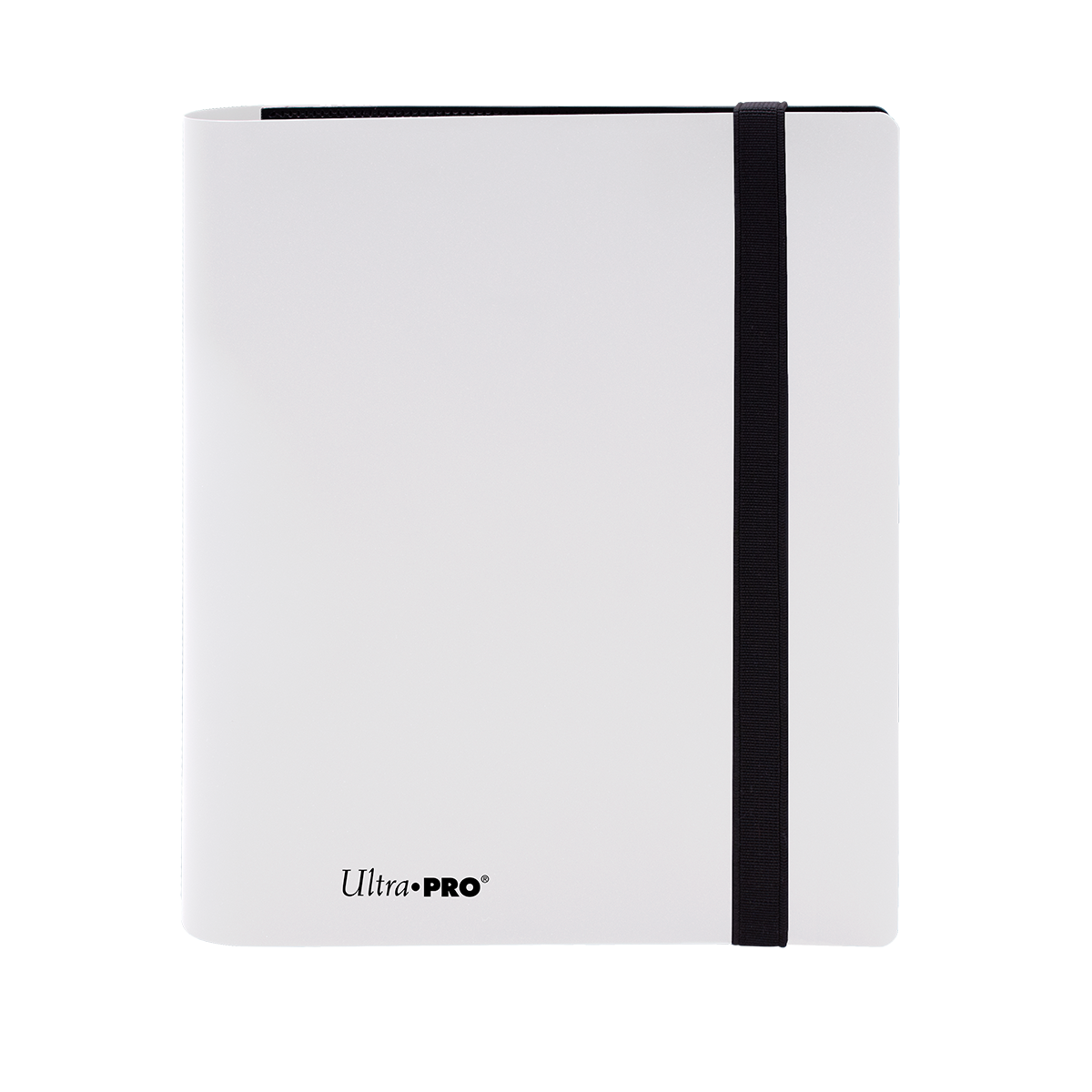 A white 4-Pocket PRO-BINDER. Brand: Ultra-Pro, Item: ECLIPSE® 4-Pocket PRO-BINDER®