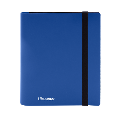 A Blue 4-Pocket PRO-BINDER. Brand: Ultra PRO, Item: ECLIPSE® 4-Pocket PRO-BINDER®