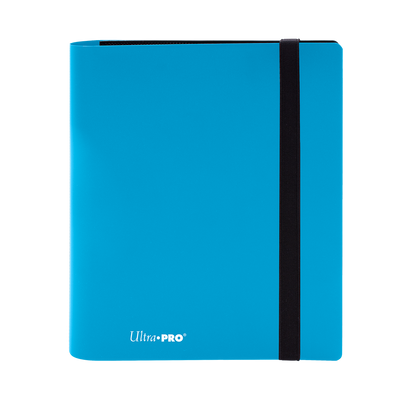 A Blue Eclipse 4-Pocket PRO-BINDER. Brand: Ultra PRO, Item: ECLIPSE® 4-Pocket PRO-BINDER®