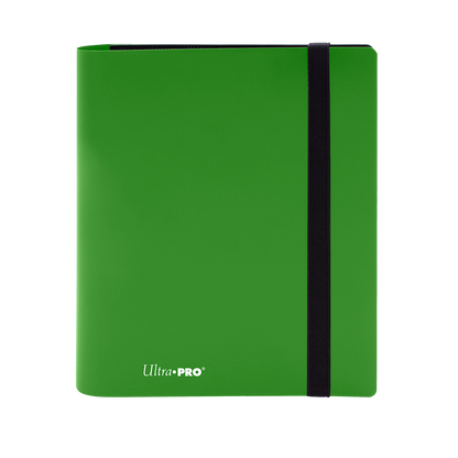 A Green Eclipse 4-Pocket PRO-BINDER. Brand: Ultra PRO, Item: Eclipse 4-Pocket PRO-BINDER