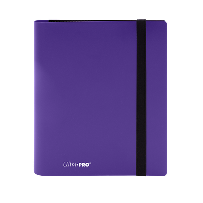 A Purple Eclipse 4-Pocket PRO-BINDER. Brand: Ultra PRO, Item: Eclipse 4-Pocket PRO-BINDER.