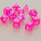 A Hot Pink Acrylic RPG Dice Set (11ct). Brand: Ultra PRO, Item: ECLIPSE® Acrylic RPG Dice Set (11ct) - Hot Pink.