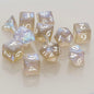 A Smoke Grey Acrylic RPG Dice Set (11ct) with iridescent shimmer. Brand: Ultra PRO, Item: ECLIPSE® Acrylic RPG Dice Set (11ct) - Smoke Grey.