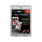 A clear Ultra PRO ONE-TOUCH Magnetic Card Holder for 23pt cards. Brand: Ultra PRO, Item: 23PT UV ONE-TOUCH Magnetic Holder.