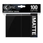 A Black Eclipse Matte Standard Deck Protector Sleeves (100ct). Brand: Ultra PRO, Item: ECLIPSE® Matte Standard DECK PROTECTOR® Sleeves (100ct) - Jet Black