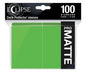 A Lime Green Eclipse Matte Standard Deck Protector Sleeves (100ct). Brand: Ultra PRO, Item: ECLIPSE® Matte Standard DECK PROTECTOR® Sleeves (100ct) - Lime Green.
