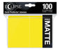 A Lemon Yellow Matte Standard Deck Protector Sleeves. Brand: Ultra PRO, Item: ECLIPSE® Matte Standard DECK PROTECTOR® Sleeves (100ct) - Lemon Yellow