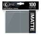 A Smoke Grey Matte Standard Deck Protector Sleeves. Brand: Ultra PRO, Item: ECLIPSE Matte Standard Deck Protector Sleeves (100ct)