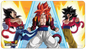 A Dragon Ball Super Gogeta Standard Gaming Playmat Mousepad. Brand: Ultra PRO, Item: Gogeta Standard Gaming Playmat Mousepad for Dragon Ball Super