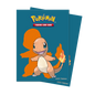 A teal Ultra PRO Deck Protector sleeves featuring Charmander from Pokémon TCG.