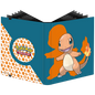 A blue Charmander 9-Pocket PRO-BINDER for Pokemon Trading Card Game. Brand: Ultra PRO, Item: Charmander 9-Pocket PRO-BINDER.