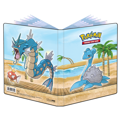 A colorful Gallery Series Seaside 4-Pocket Portfolio for Pokemon. Brand: Ultra PRO, Item: Gallery Series Seaside 4-Pocket Portfolio for Pokemon.