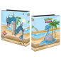 A blue and white 2" Gallery Series Seaside 3-Ring Album for Pokémon. Brand: Ultra PRO, Item: 2" Gallery Series Seaside 3-Ring Album for Pokémon.