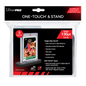 A clear 130pt ONE-TOUCH card holder with stand. Brand: Ultra PRO, Item: 130PT ONE-TOUCH® & Stands (5ct).