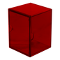 A red Eclipse 2-Piece 100+ Deck Box. Brand: Ultra PRO, Item: ECLIPSE® 2-Piece 100+ DECK BOX® - Apple Red
