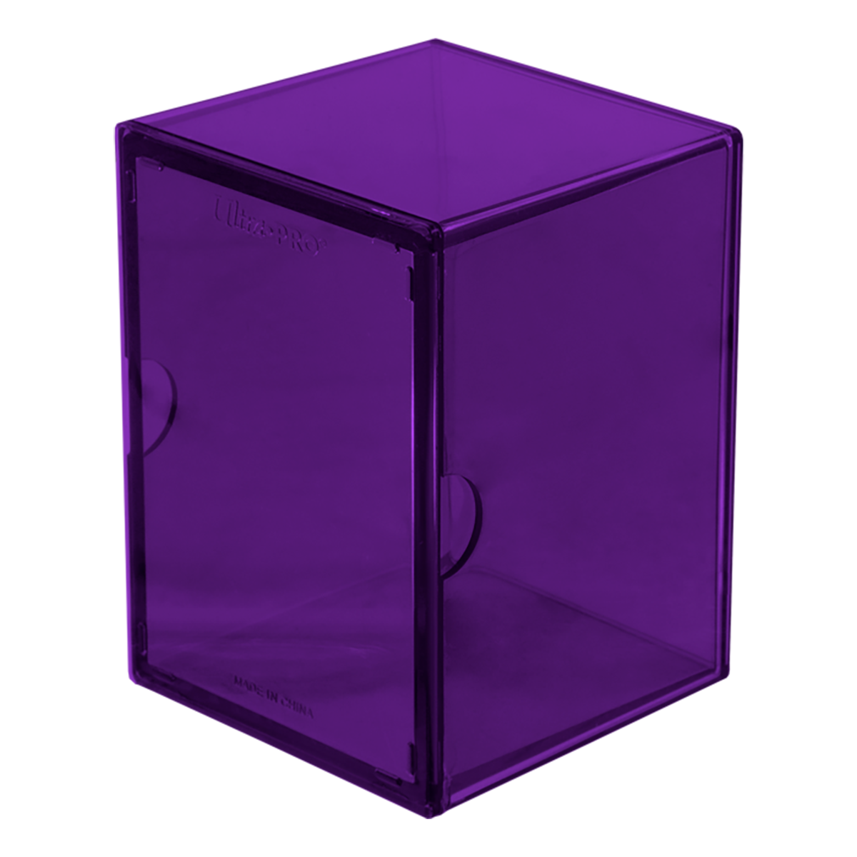 A Royal Purple 2-Piece 100+ Deck Box. Brand: Ultra PRO, Item: ECLIPSE® 2-Piece 100+ DECK BOX® - Royal Purple.