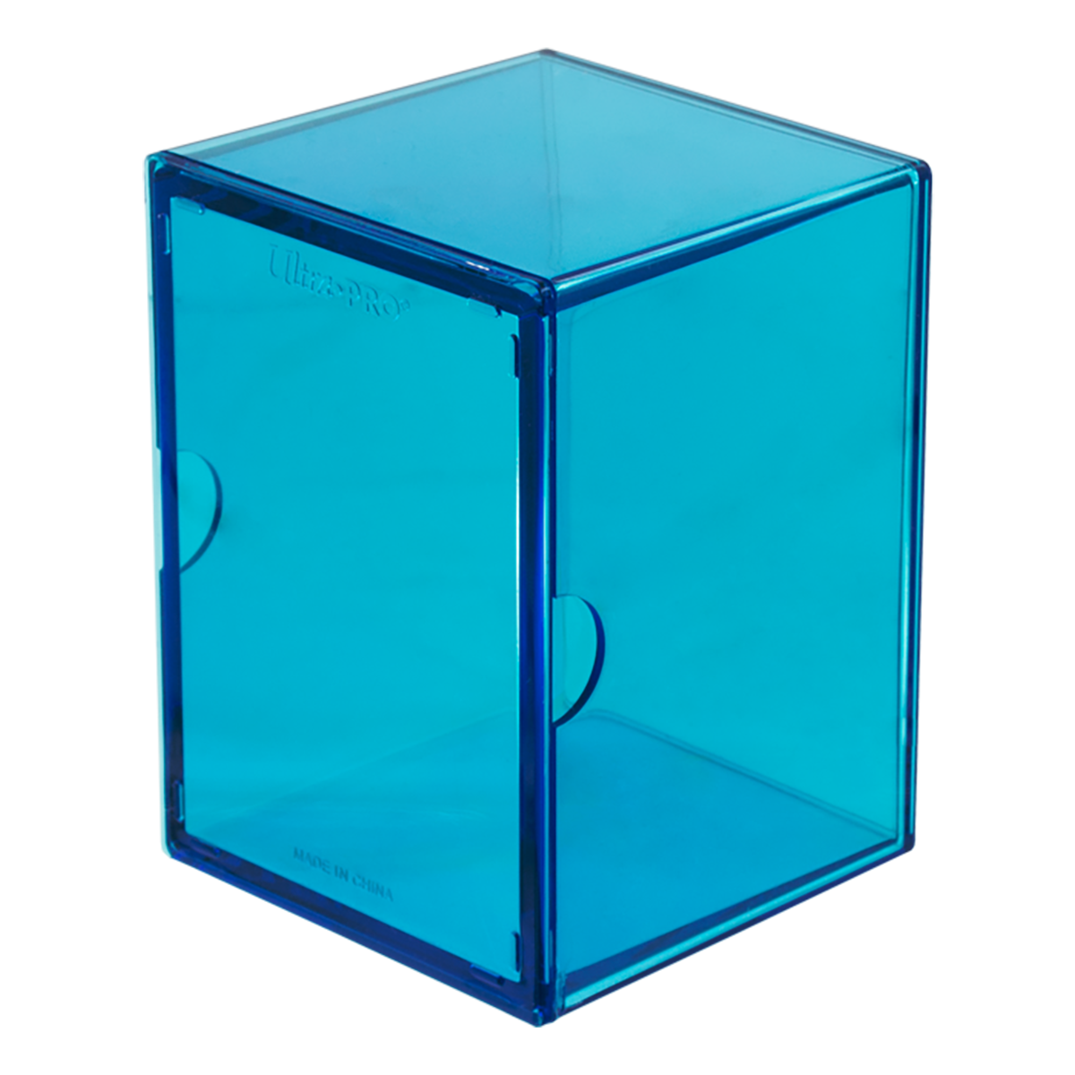 A translucent Sky Blue 2-Piece 100+ DECK BOX. Brand: Ultra PRO, Item: ECLIPSE® 2-Piece 100+ DECK BOX® - Sky Blue