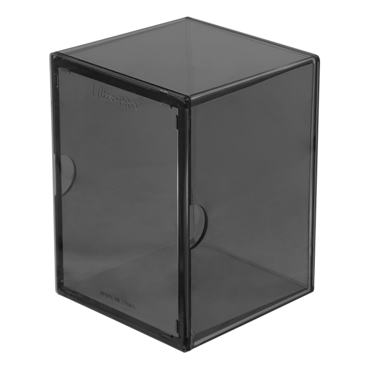 A Smoke Grey 2-Piece 100+ Deck Box. Brand: Ultra PRO, Item: ECLIPSE® 2-Piece 100+ DECK BOX® - Smoke Grey