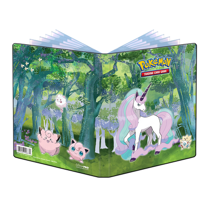A Gallery Series Enchanted Glade 4-Pocket Portfolio for Pokemon. Brand: Ultra-Pro, Item: Pokemon Trading Card Game Portfolio.