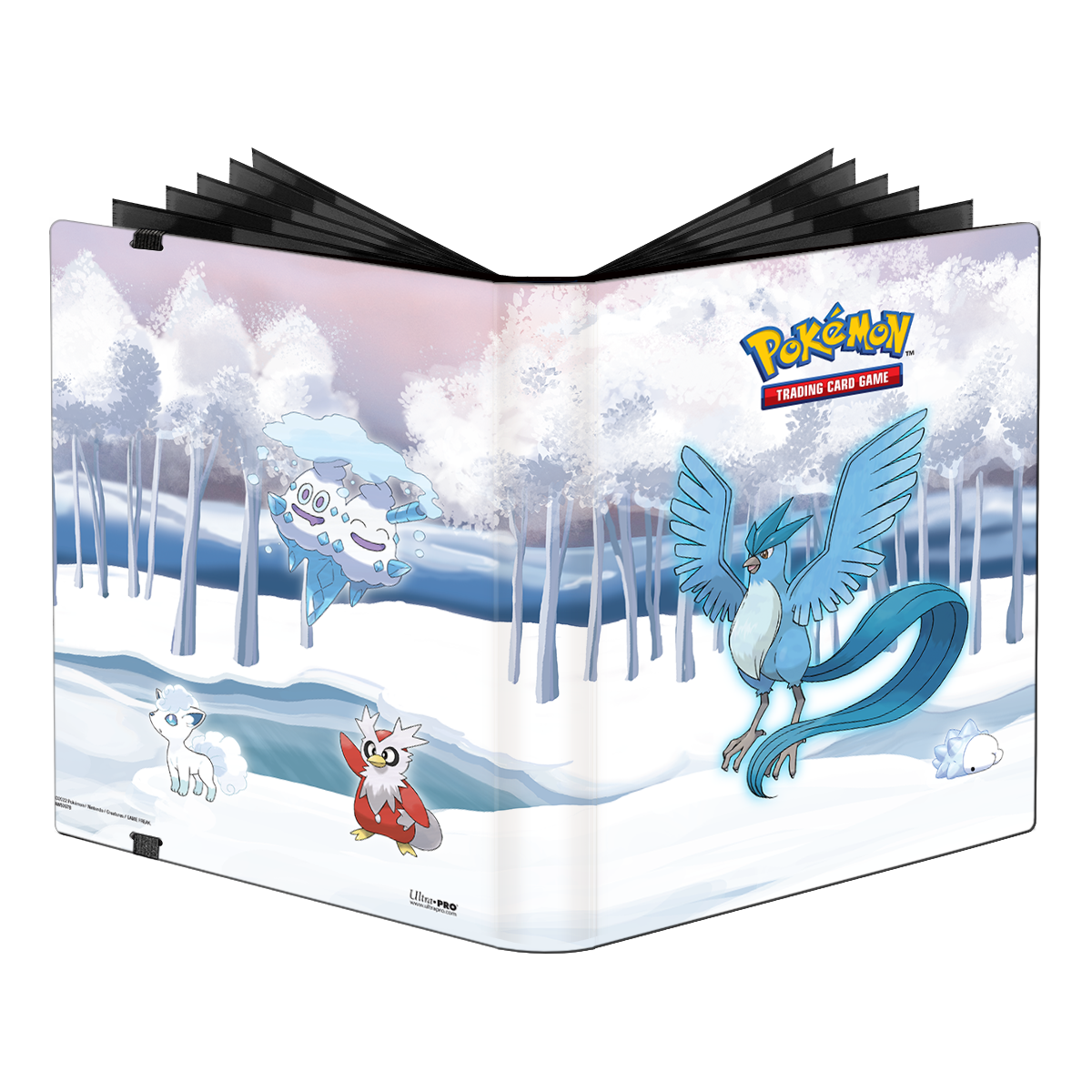 A Frosted Forest 9-Pocket PRO-BINDER for Pokemon Trading Card Game. Brand: Ultra PRO, Item: Gallery Series Frosted Forest 9-Pocket PRO-BINDER.