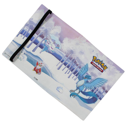 A Frosted Forest 9-Pocket PRO-BINDER for Pokemon Trading Card Game. Item: Gallery Series Frosted Forest 9-Pocket PRO-BINDER.